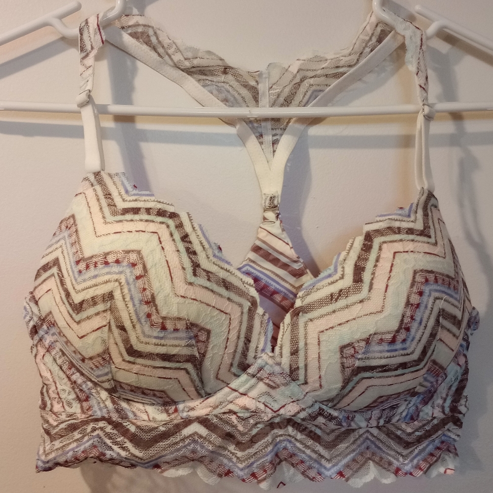 VS PINK Push Up Lace Bralette